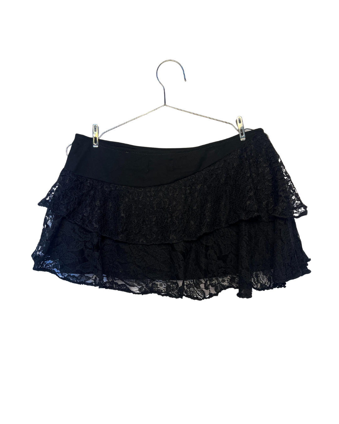 Black Lace Mini Lined- Medium