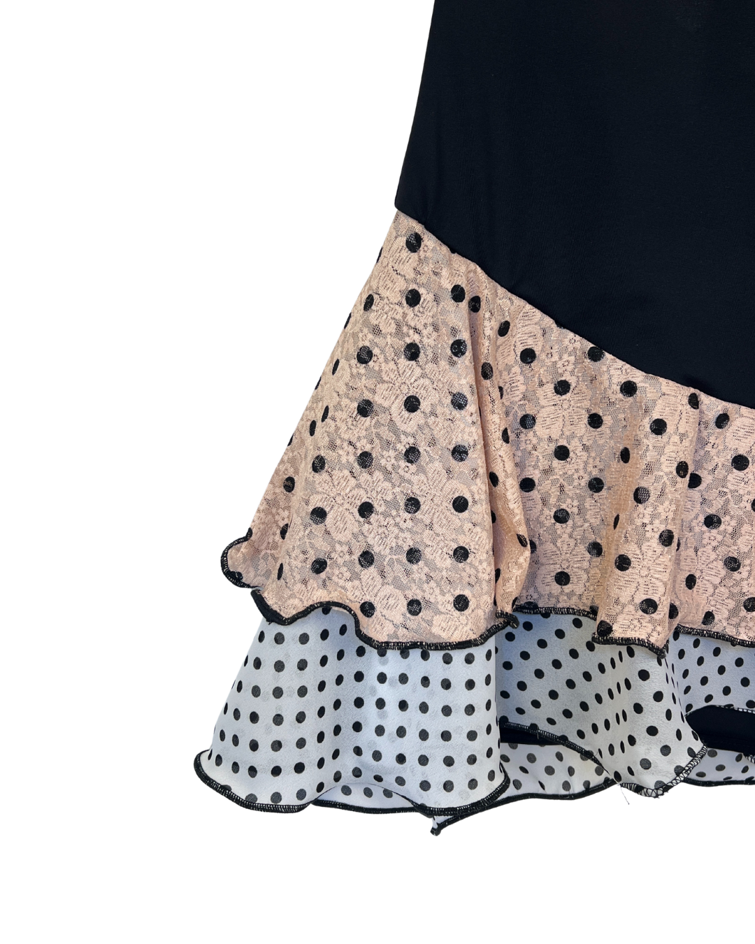 Polkadot Asymmetrical Dress
