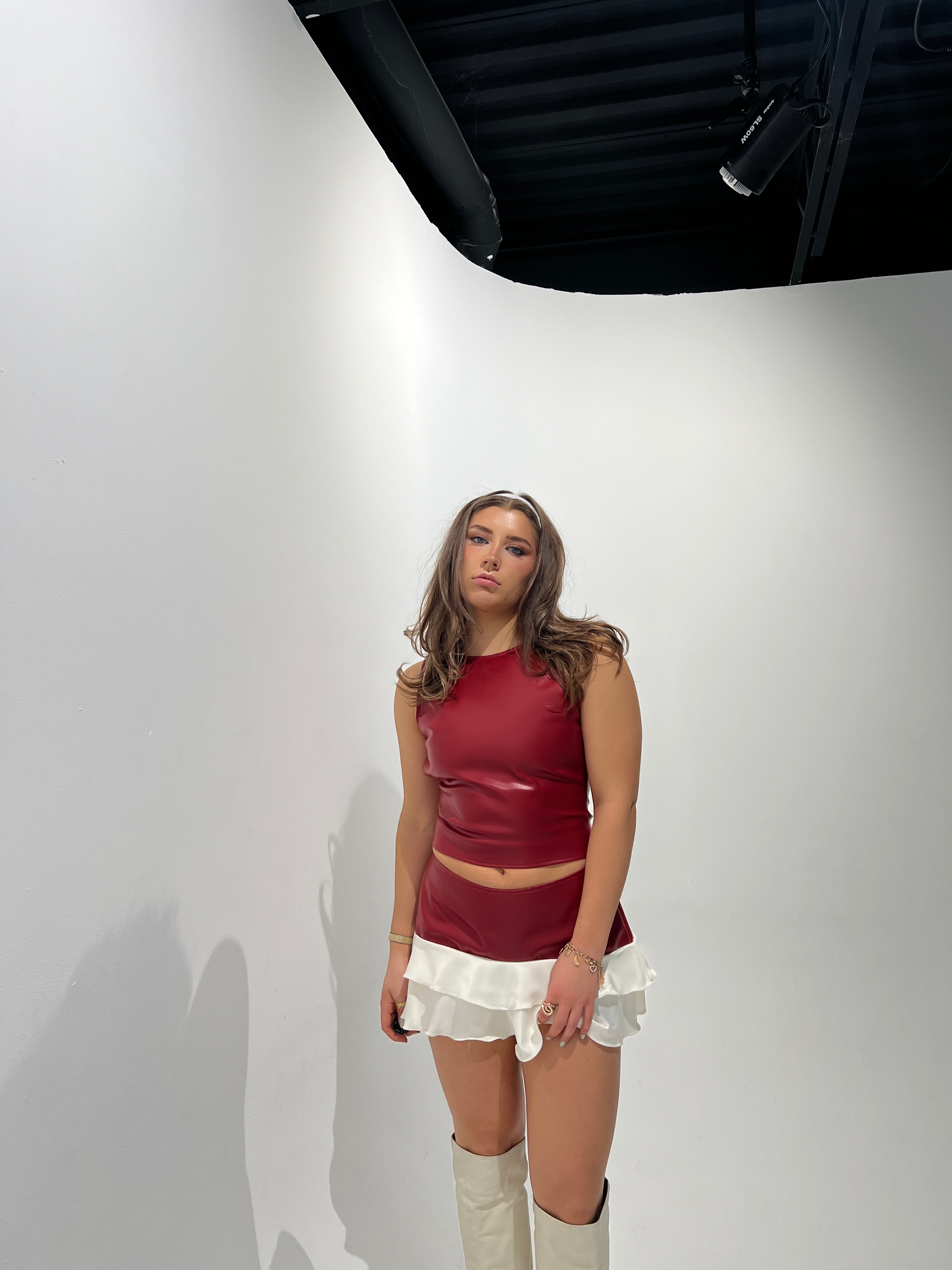 Backless Scarlet Top