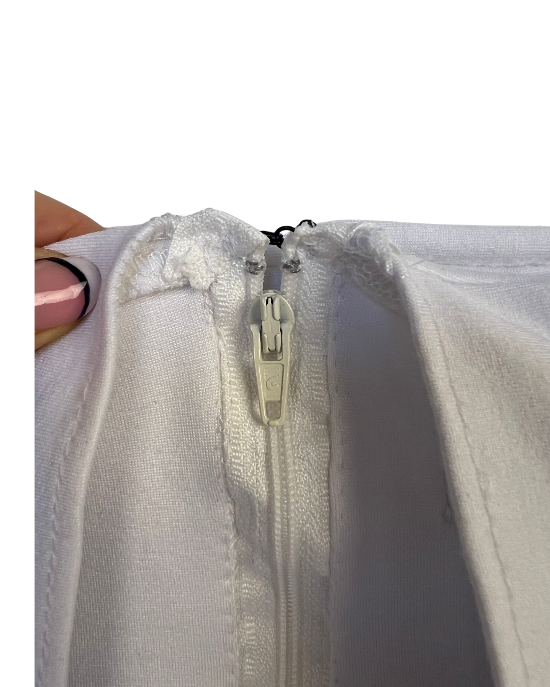 White Lace Mini Dress- Extra Small