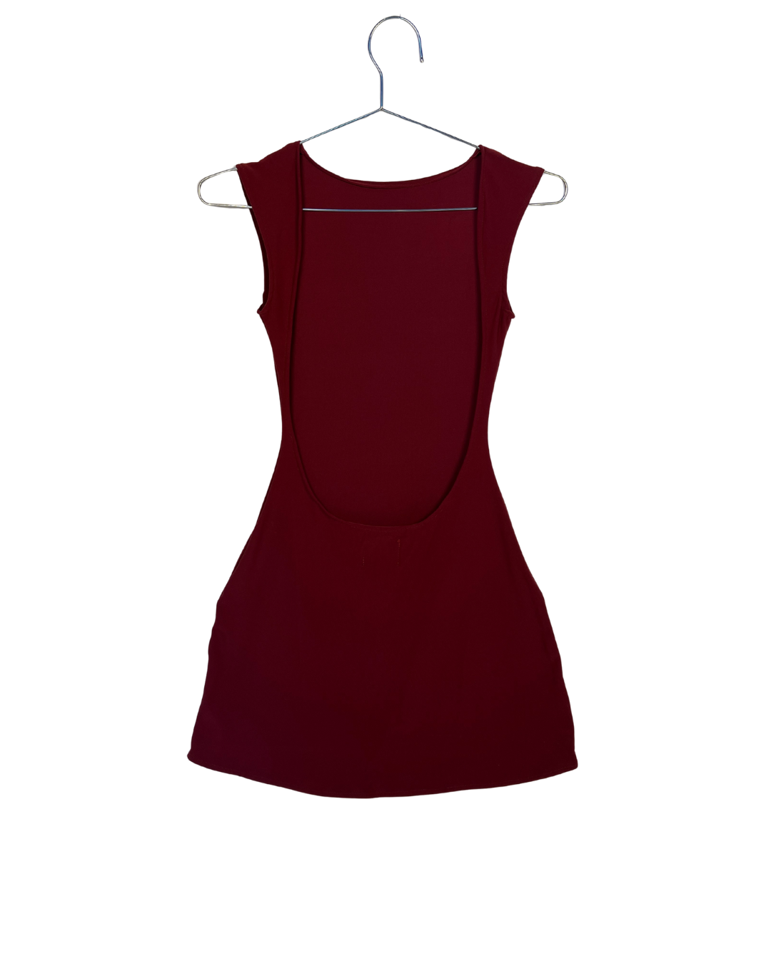 Sleeveless Burgundy Dress- Small