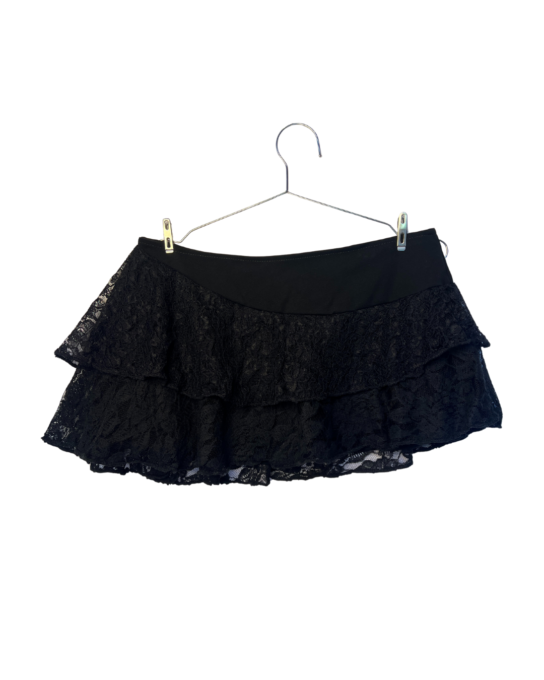 Black Lace Mini Lined- Medium